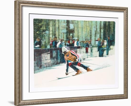 Skier II-Jim Jonson-Framed Limited Edition