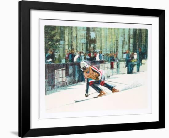 Skier II-Jim Jonson-Framed Limited Edition