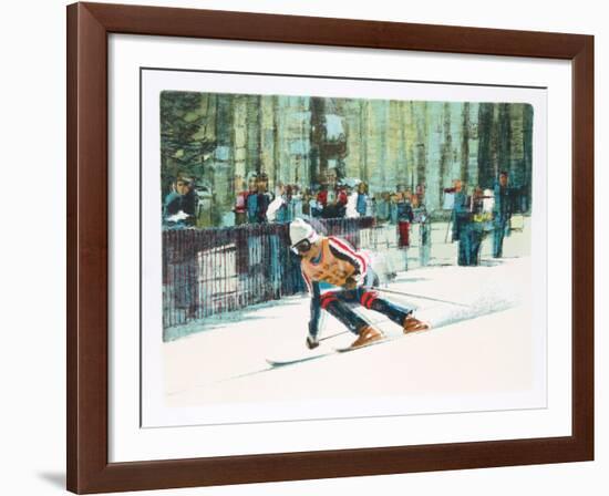 Skier II-Jim Jonson-Framed Limited Edition