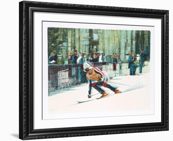 Skier II-Jim Jonson-Framed Limited Edition