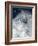 Skier in deep powder snow-Lee Cohen-Framed Photographic Print