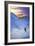 Skier on Mountain Slope-null-Framed Photo