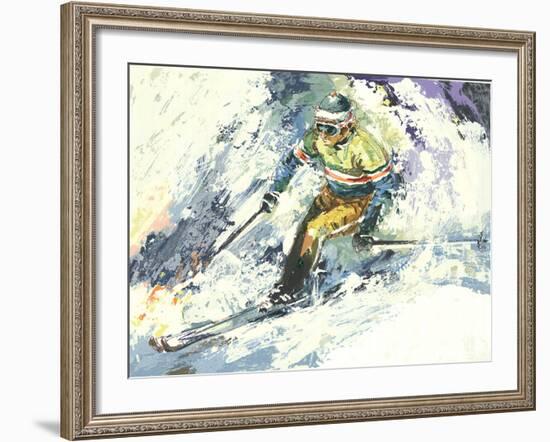 Skier-Wayland Moore-Framed Premium Edition