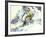 Skier-Wayland Moore-Framed Premium Edition