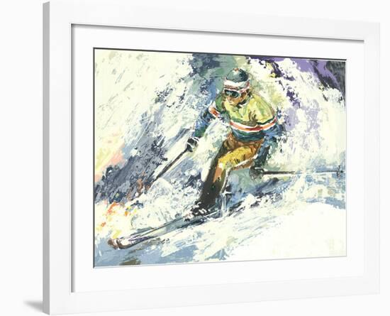 Skier-Wayland Moore-Framed Premium Edition