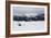 Skiers in the mountains, Dolomites, Italy, Europe-Alex Treadway-Framed Photographic Print