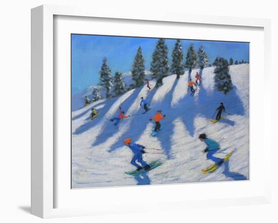 Skiers, Lofer, 2010-Andrew Macara-Framed Giclee Print