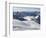 Skiers, Mountain Scenery in Cervinia Ski Resort, Cervinia, Valle D'Aosta, Italian Alps, Italy-Christian Kober-Framed Photographic Print