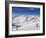 Skiers, Mountain Scenery in Cervinia Ski Resort, Cervinia, Valle D'Aosta, Italian Alps, Italy-Christian Kober-Framed Photographic Print