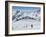 Skiers, Mountain Scenery in Cervinia Ski Resort, Cervinia, Valle D'Aosta, Italian Alps, Italy-Christian Kober-Framed Photographic Print