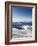 Skiers, Mountain Scenery in Cervinia Ski Resort, Cervinia, Valle D'Aosta, Italian Alps, Italy-Christian Kober-Framed Photographic Print