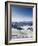 Skiers, Mountain Scenery in Cervinia Ski Resort, Cervinia, Valle D'Aosta, Italian Alps, Italy-Christian Kober-Framed Photographic Print