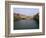 Skiff on the River Arno and the Ponte Vecchio, Florence, Tuscany, Italy-Walter Rawlings-Framed Photographic Print