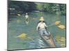 Skiffs, 1877-Gustave Caillebotte-Mounted Giclee Print