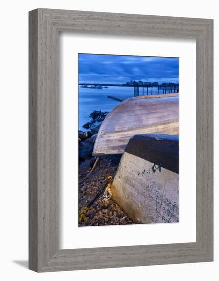 Skiffs in Rye Harbor, New Hampshire-Jerry & Marcy Monkman-Framed Photographic Print