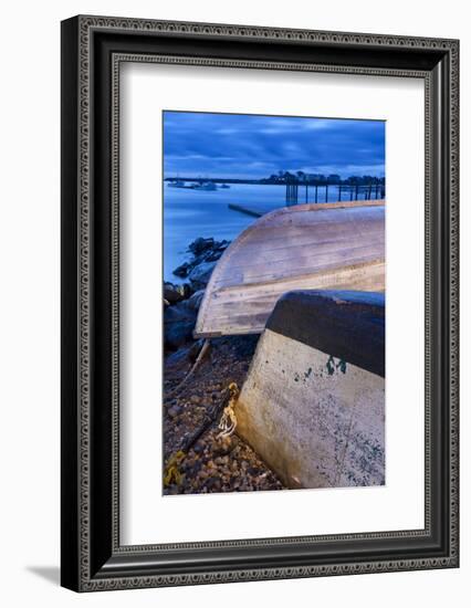 Skiffs in Rye Harbor, New Hampshire-Jerry & Marcy Monkman-Framed Photographic Print