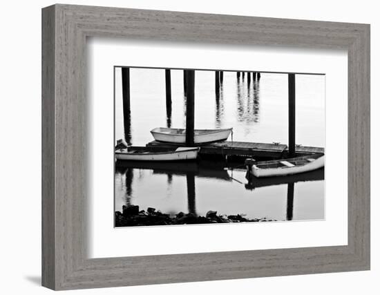 Skiffs in Rye Harbor, New Hampshire-Jerry & Marcy Monkman-Framed Photographic Print