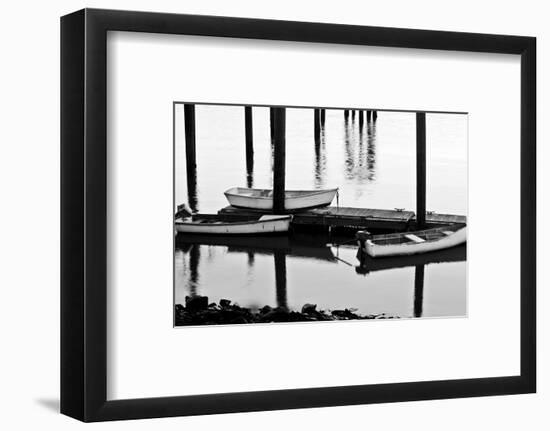 Skiffs in Rye Harbor, New Hampshire-Jerry & Marcy Monkman-Framed Photographic Print