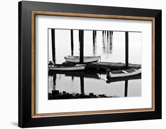 Skiffs in Rye Harbor, New Hampshire-Jerry & Marcy Monkman-Framed Photographic Print