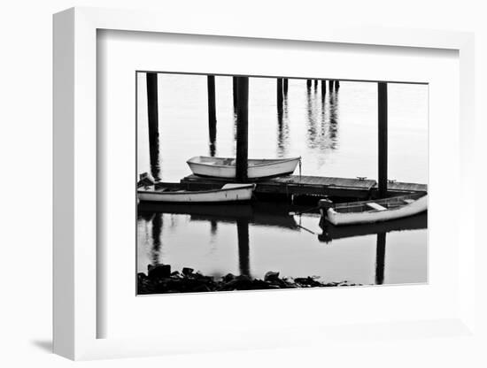 Skiffs in Rye Harbor, New Hampshire-Jerry & Marcy Monkman-Framed Photographic Print