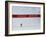 Skiier Arrives at the Finish Line-Paul Sutton-Framed Photographic Print