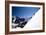 Skiing A Backcountry Line In Glacier National Park-Jay Goodrich-Framed Photographic Print