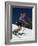 Skiing Downhill in Warm Weather Workout Gear-null-Framed Photographic Print