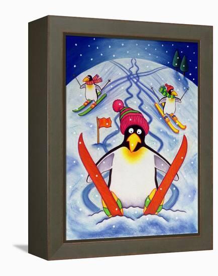 Skiing Holiday, 2000-Cathy Baxter-Framed Premier Image Canvas