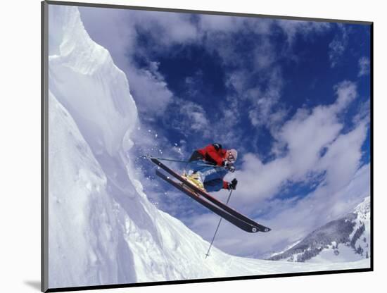 Skiing in Vail, Colorado, USA-Lee Kopfler-Mounted Photographic Print