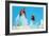 Skiing Moguls-null-Framed Art Print