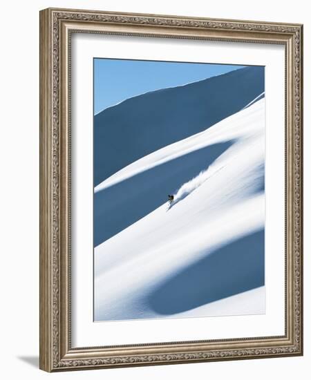 Skiing, Roger's Pass, Glacier National Park, British Columbia-Henry Georgi-Framed Photographic Print