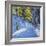 Skiing Through the Woods, La Clusaz, 2012-Andrew Macara-Framed Giclee Print