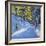 Skiing Through the Woods, La Clusaz, 2012-Andrew Macara-Framed Giclee Print
