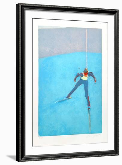 Skiing-Stephen Kuzma-Framed Limited Edition