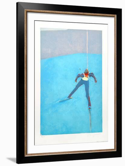 Skiing-Stephen Kuzma-Framed Limited Edition