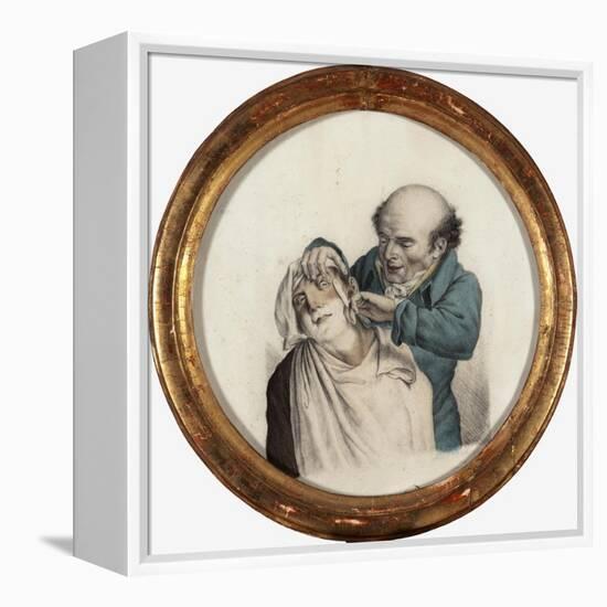 Skilful Barber, 1823-Louis Leopold Boilly-Framed Premier Image Canvas