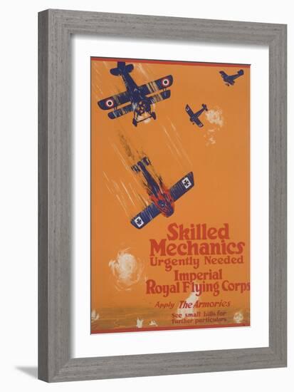 Skilled Mechanics Urgently Needed-null-Framed Giclee Print