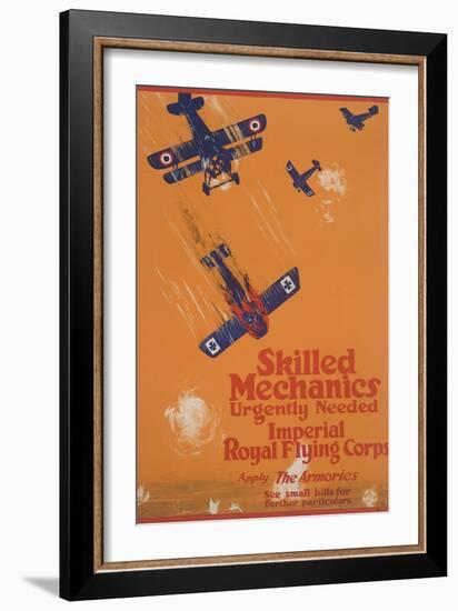 Skilled Mechanics Urgently Needed-null-Framed Giclee Print