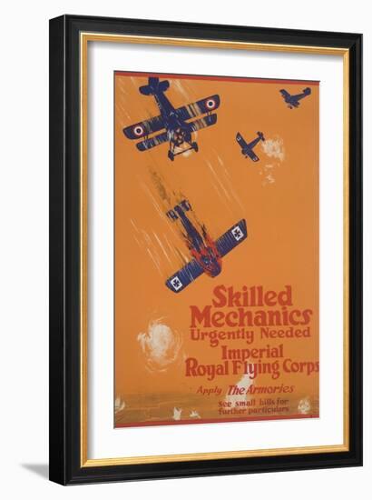 Skilled Mechanics Urgently Needed-null-Framed Giclee Print