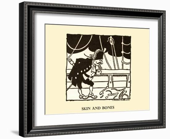 Skin And Bones-Frank Dobias-Framed Art Print