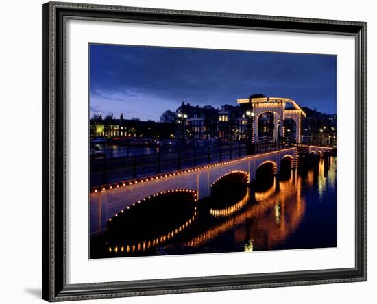 Skinny Bridge Amsterdam-Charles Bowman-Framed Photographic Print