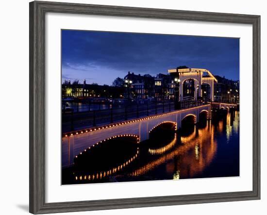 Skinny Bridge Amsterdam-Charles Bowman-Framed Photographic Print