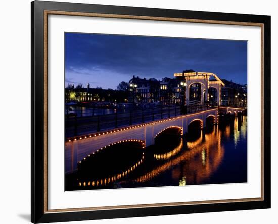 Skinny Bridge Amsterdam-Charles Bowman-Framed Photographic Print