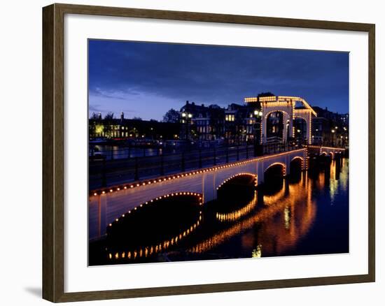 Skinny Bridge Amsterdam-Charles Bowman-Framed Photographic Print