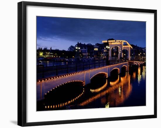 Skinny Bridge Amsterdam-Charles Bowman-Framed Photographic Print