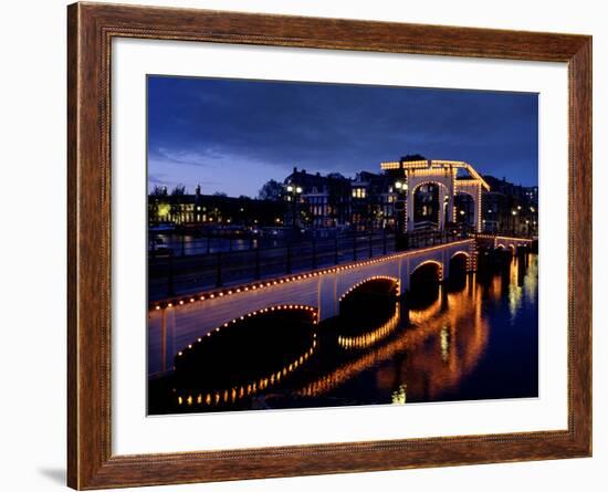 Skinny Bridge Amsterdam-Charles Bowman-Framed Photographic Print