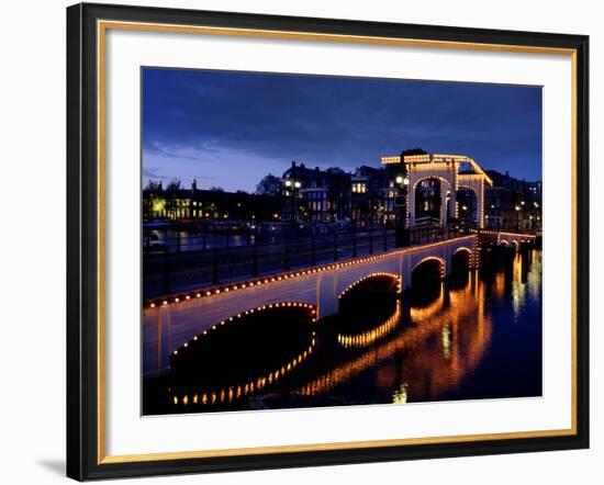 Skinny Bridge Amsterdam-Charles Bowman-Framed Photographic Print