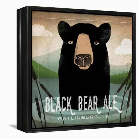 Skinny Dip Black Bear Ale-Ryan Fowler-Framed Stretched Canvas