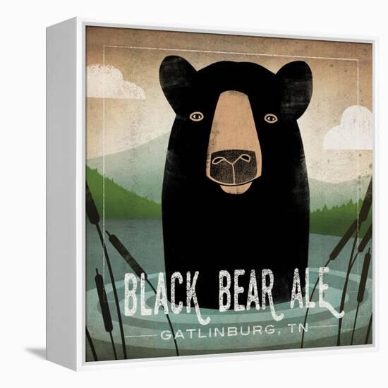 Skinny Dip Black Bear Ale-Ryan Fowler-Framed Stretched Canvas