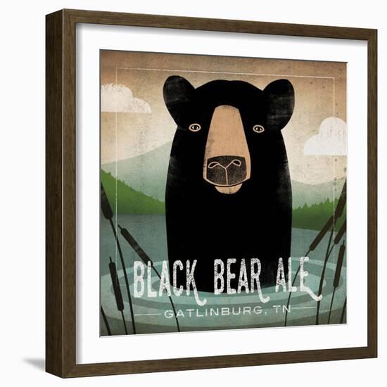 Skinny Dip Black Bear Ale-Ryan Fowler-Framed Art Print